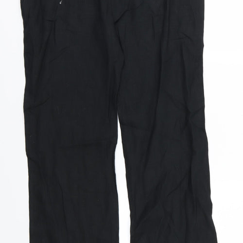 Preworn Womens Black   Trousers  Size 32 L31 in