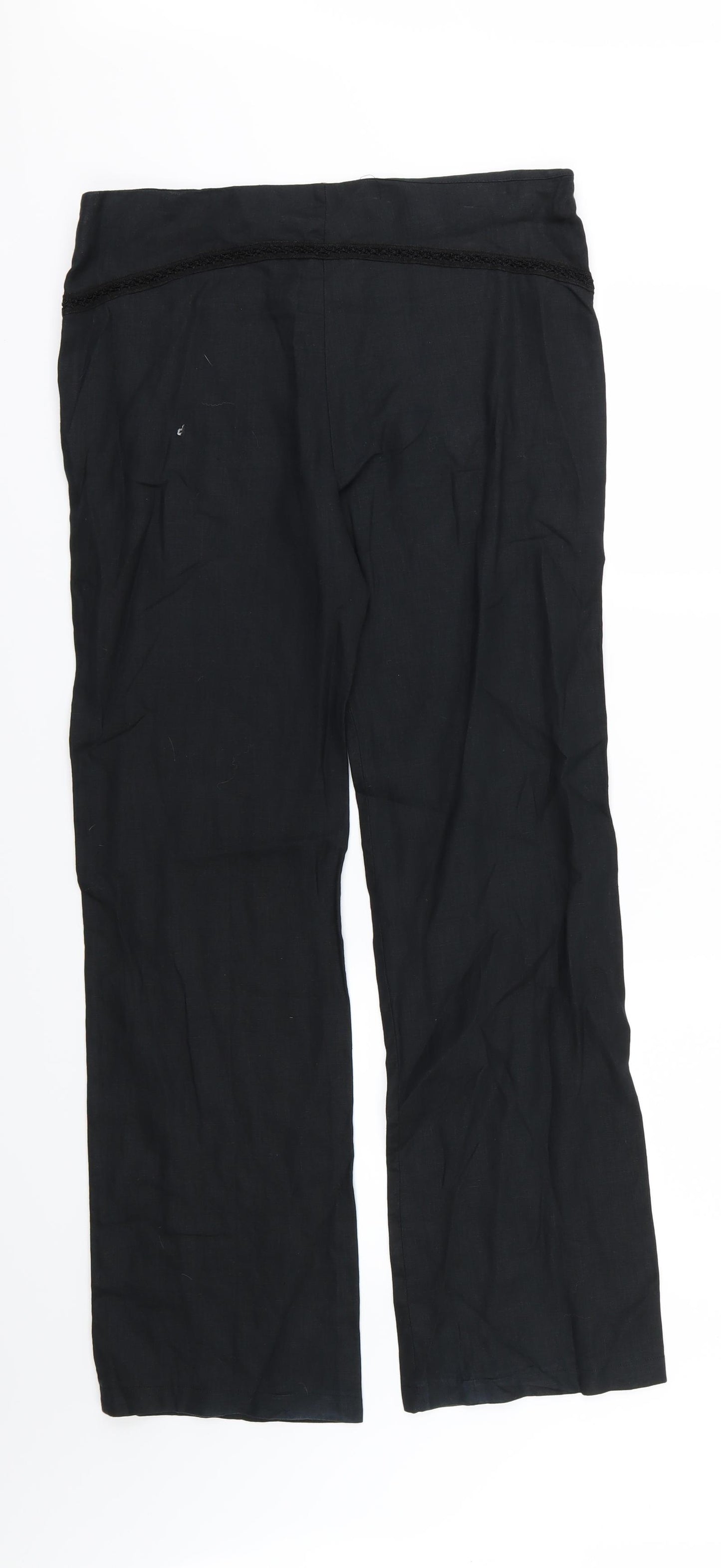 Preworn Womens Black   Trousers  Size 32 L31 in