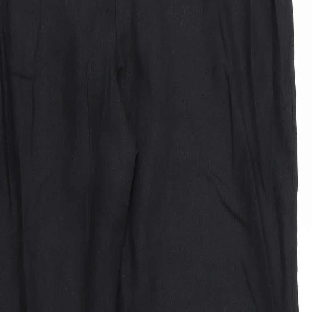 Preworn Womens Black   Trousers  Size 32 L31 in