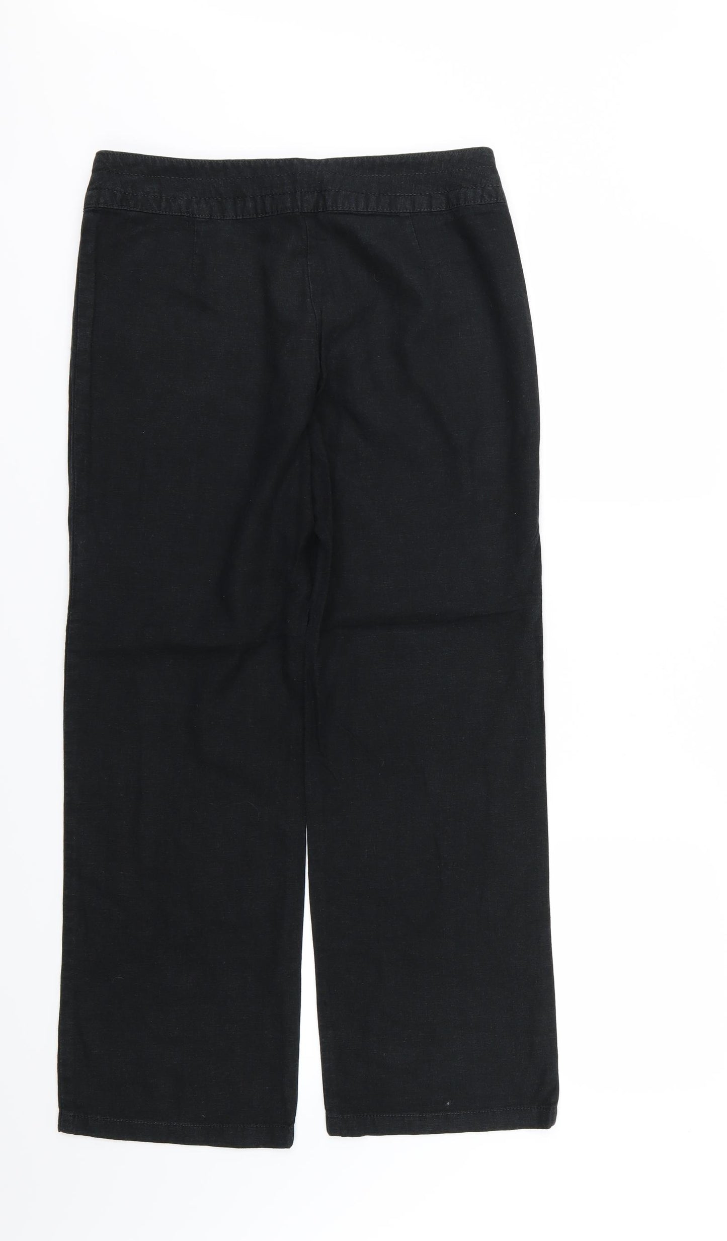 Marks and Spencer Womens Black   Trousers  Size 12 L28 in