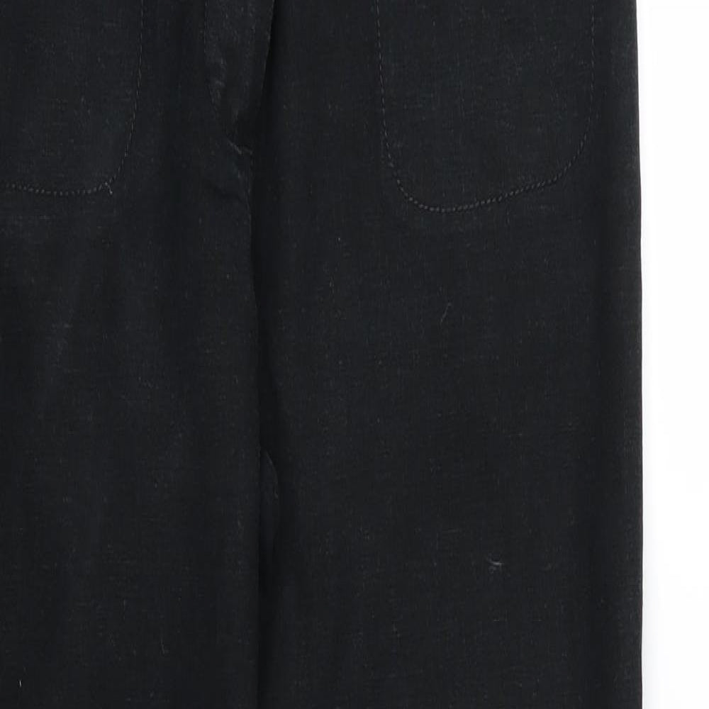 Marks and Spencer Womens Black   Trousers  Size 12 L28 in