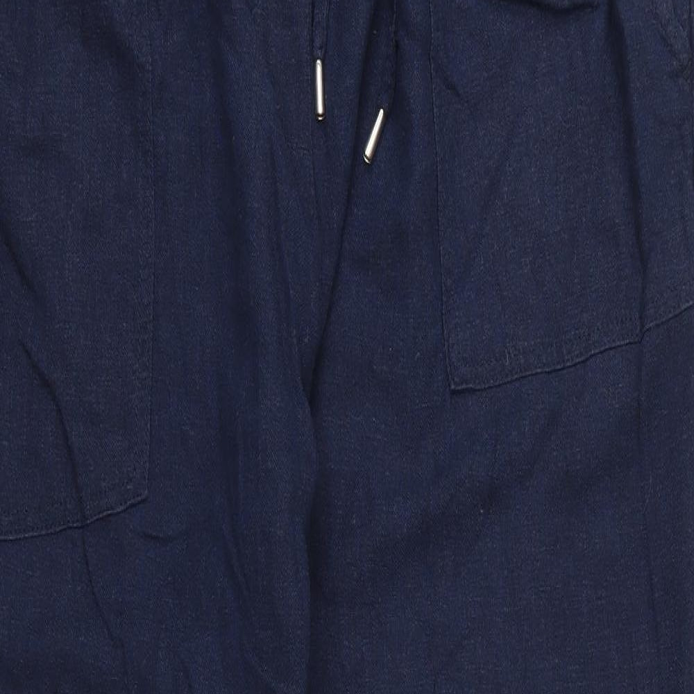 Papaya Womens Blue   Trousers  Size 20 L28 in