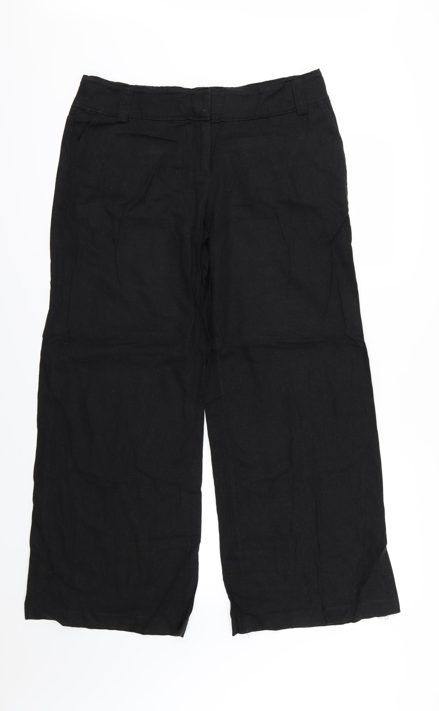 F&F Womens Black   Trousers  Size 14 L30 in