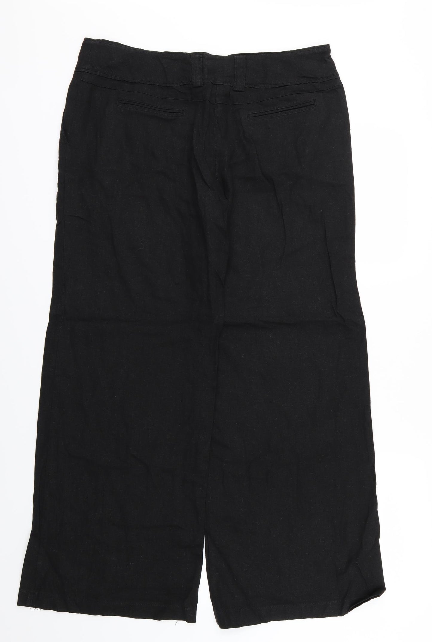 F&F Womens Black   Trousers  Size 14 L30 in