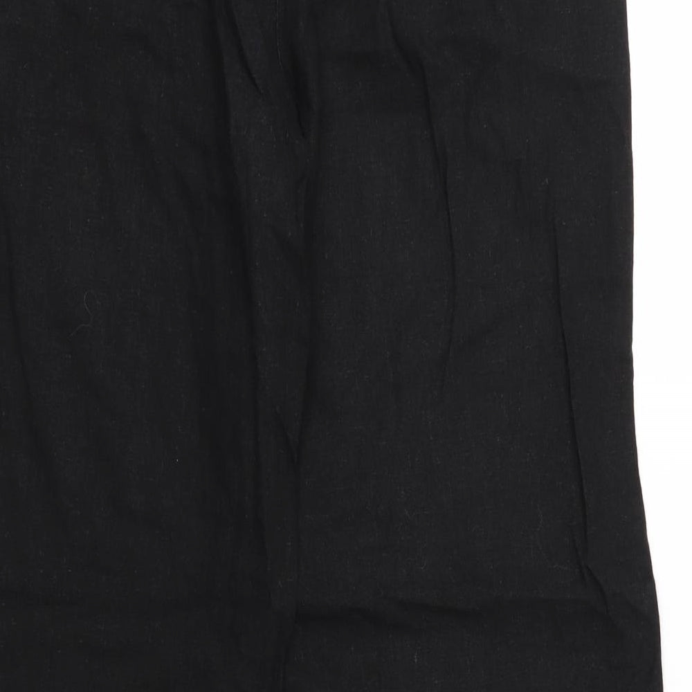 F&F Womens Black   Trousers  Size 14 L30 in