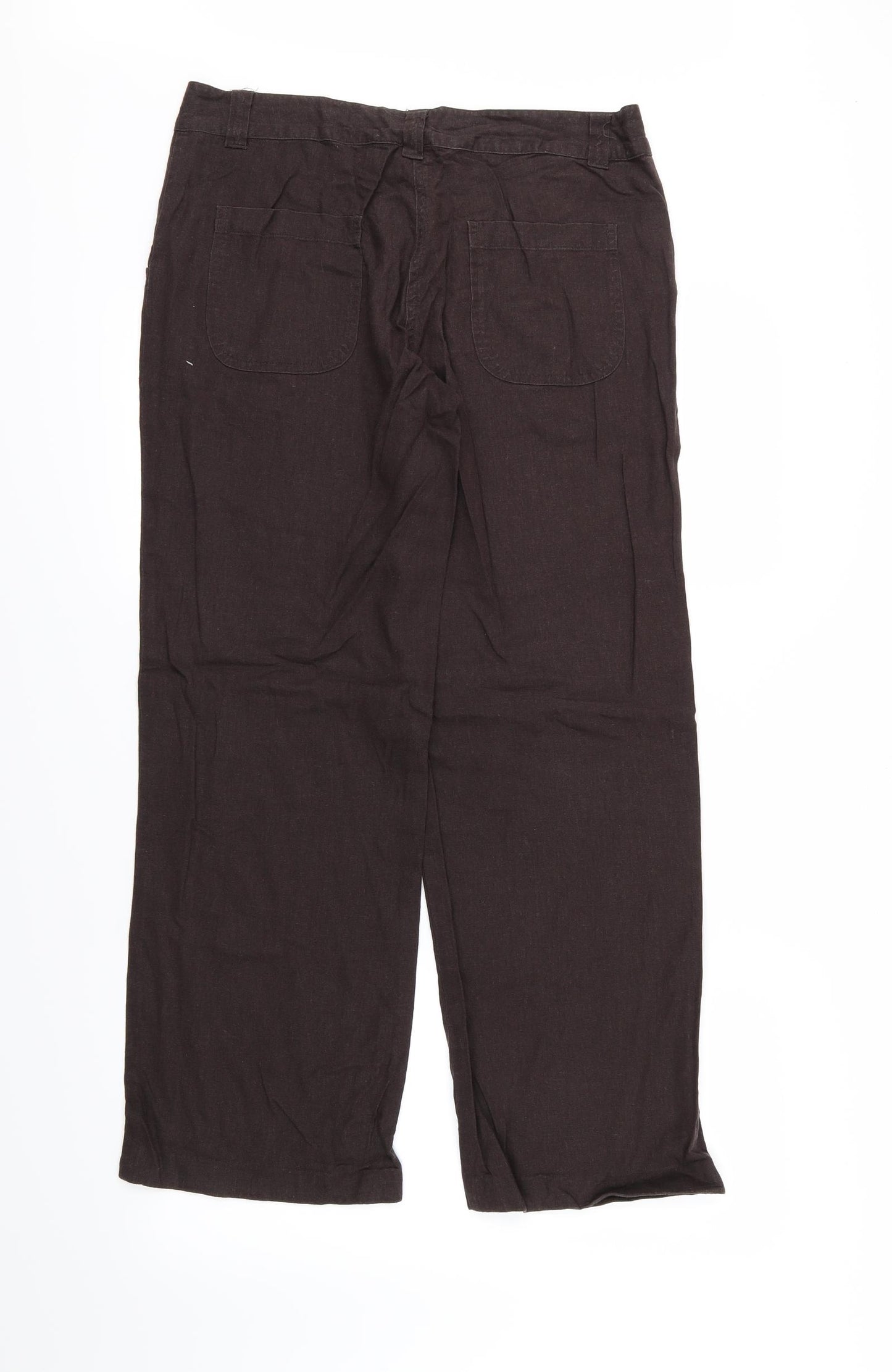 Ethel Austin Womens Brown   Trousers  Size 12 L29 in