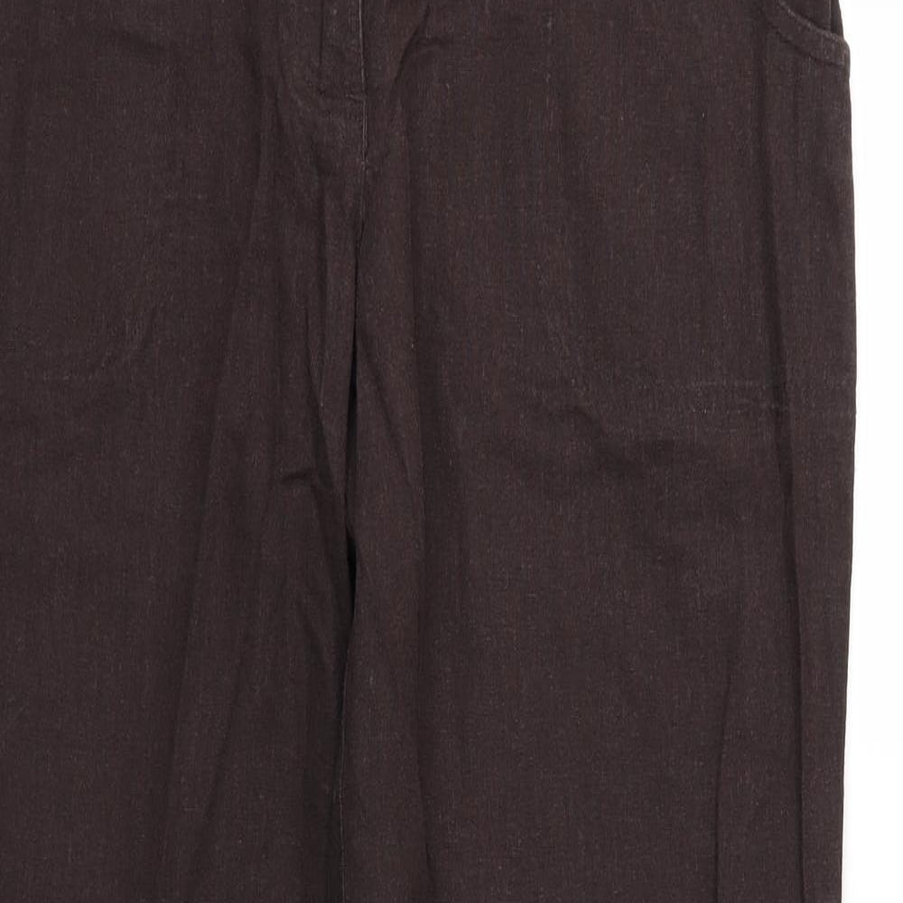 Ethel Austin Womens Brown   Trousers  Size 12 L29 in