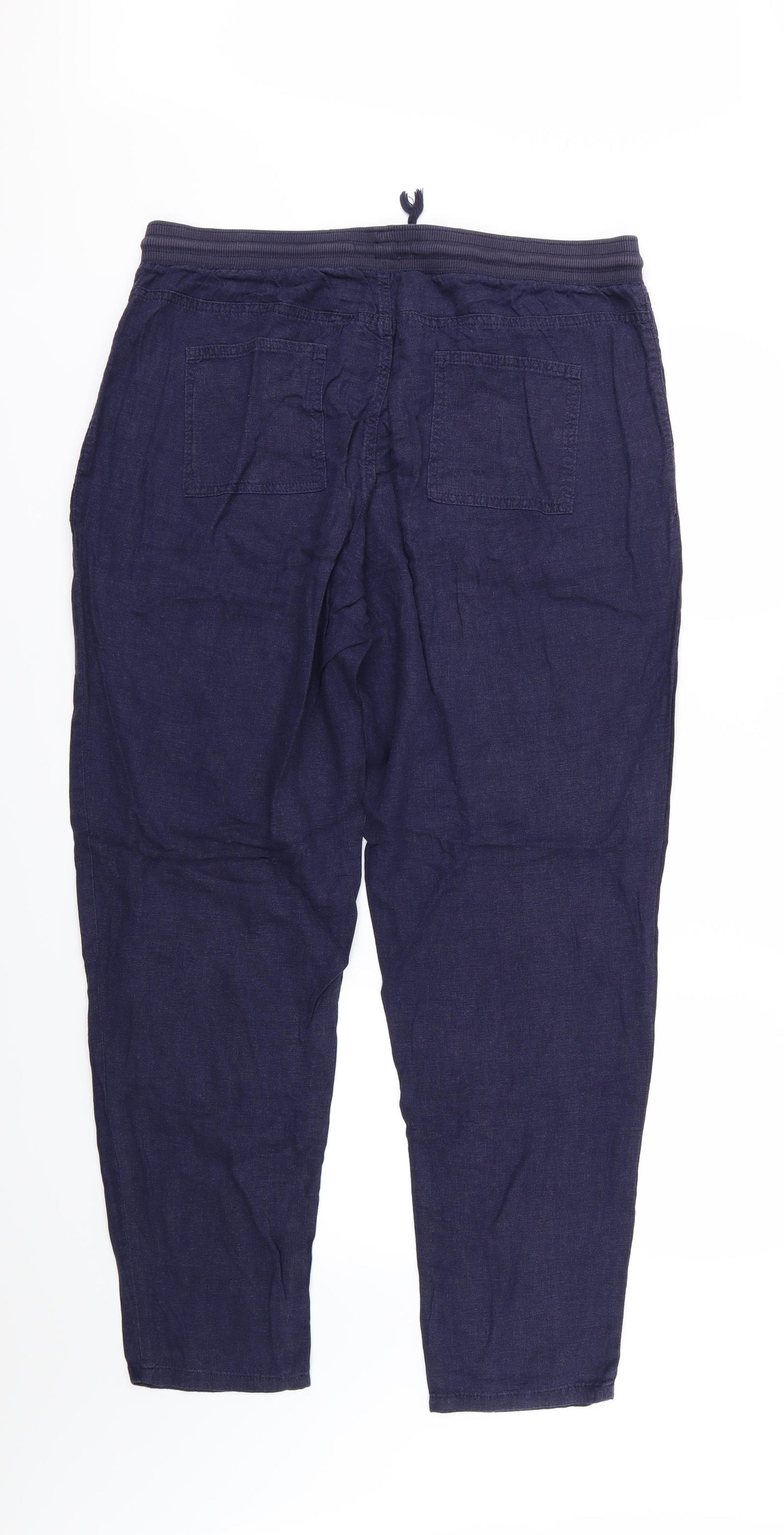 Marks and Spencer Womens Blue   Trousers  Size 16 L31 in