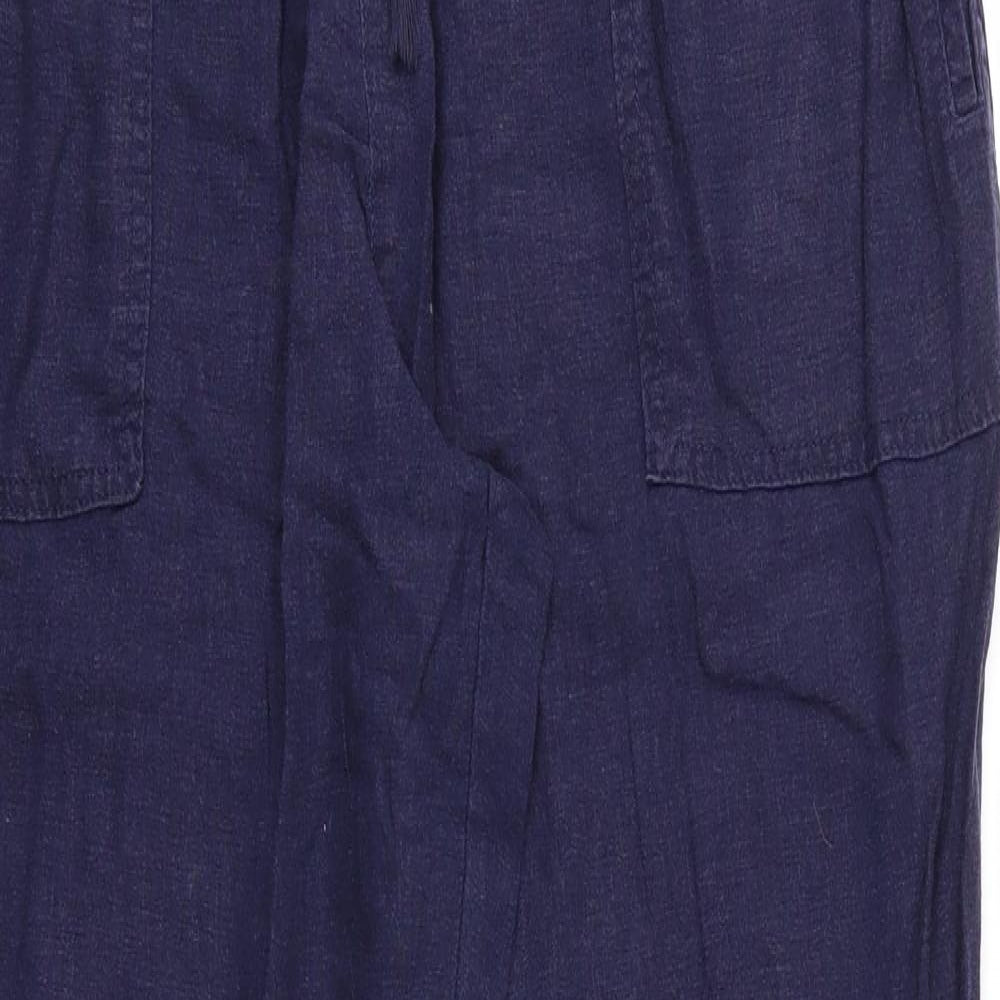 Marks and Spencer Womens Blue   Trousers  Size 16 L31 in