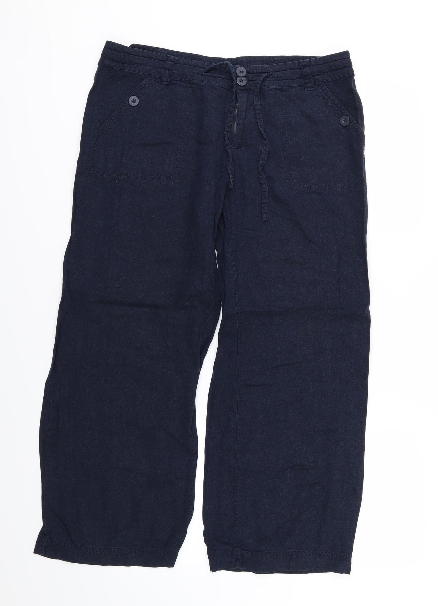 Debenhams Womens Blue   Trousers  Size 12 L28 in