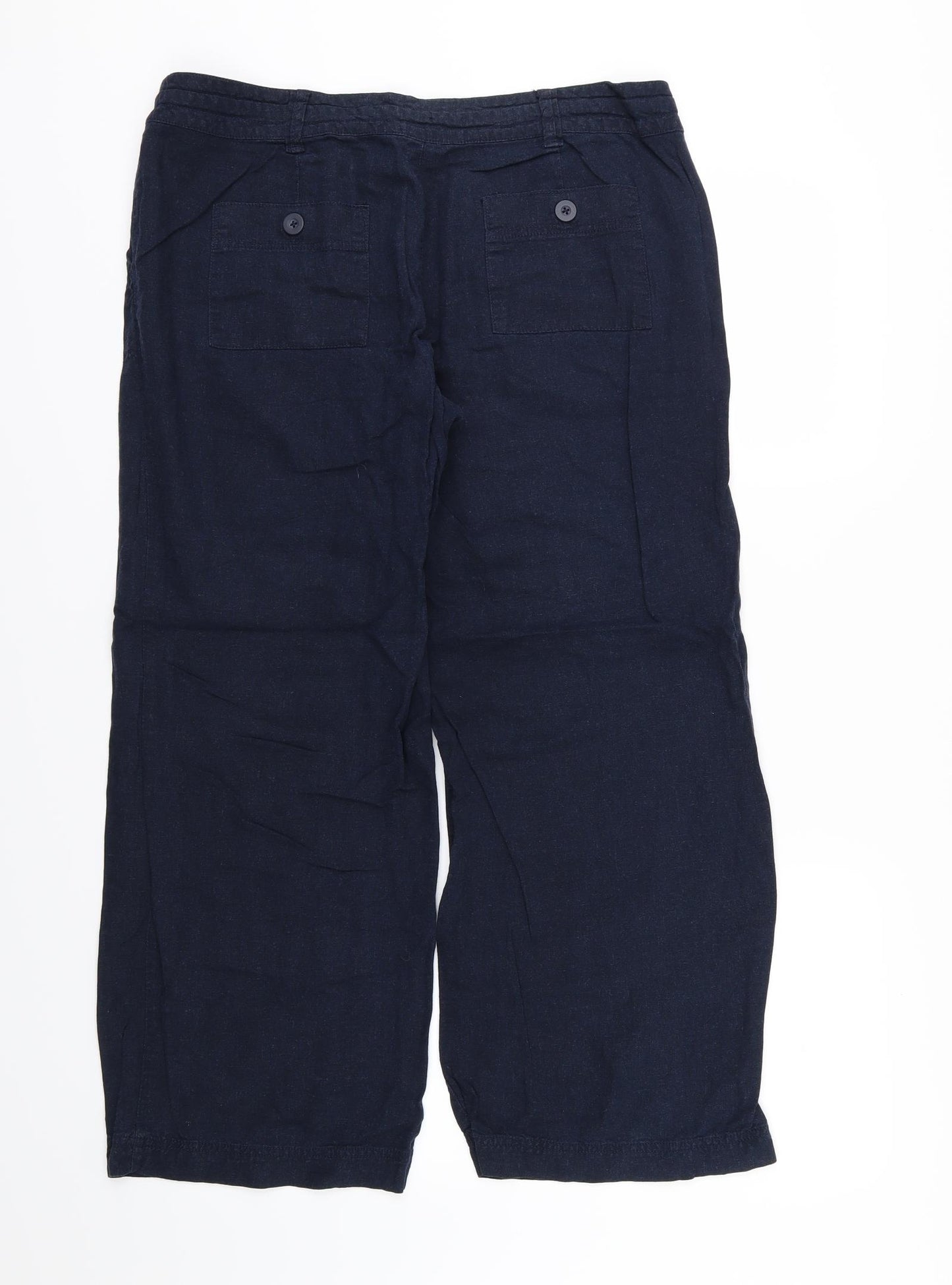 Debenhams Womens Blue   Trousers  Size 12 L28 in