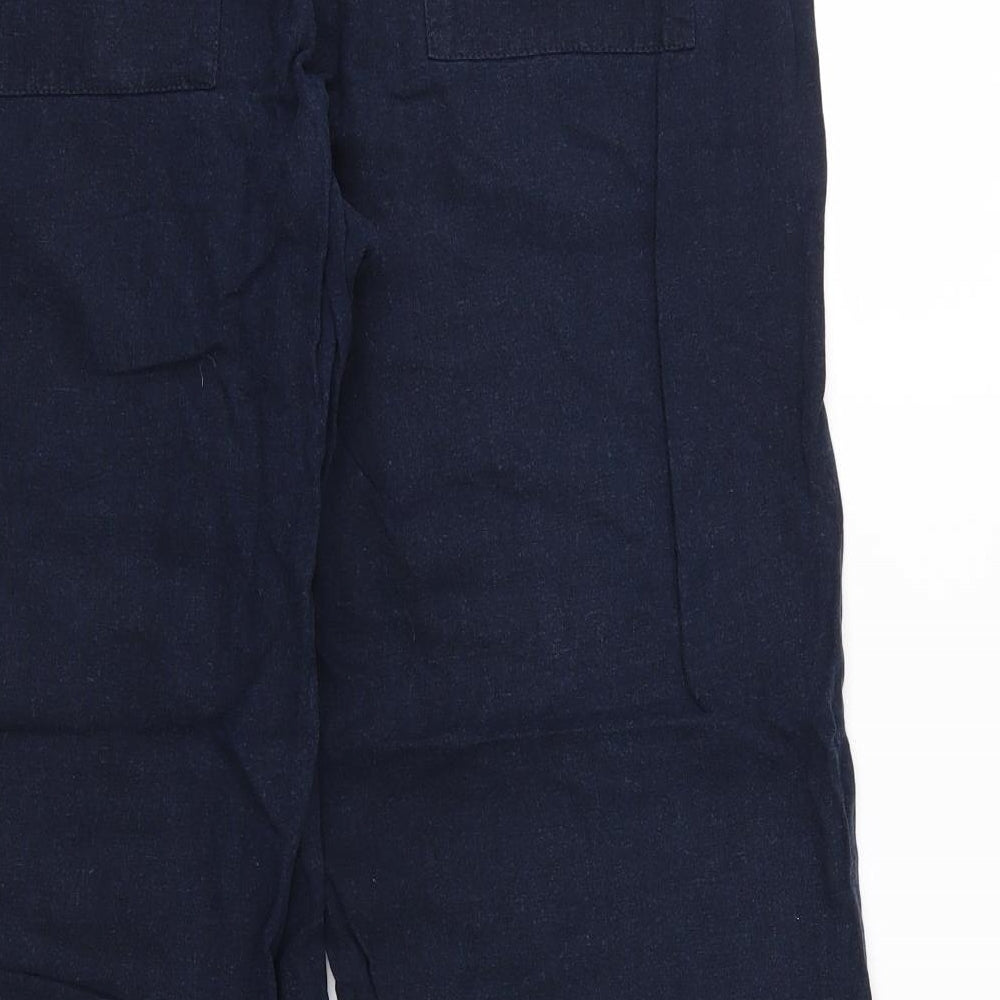 Debenhams Womens Blue   Trousers  Size 12 L28 in