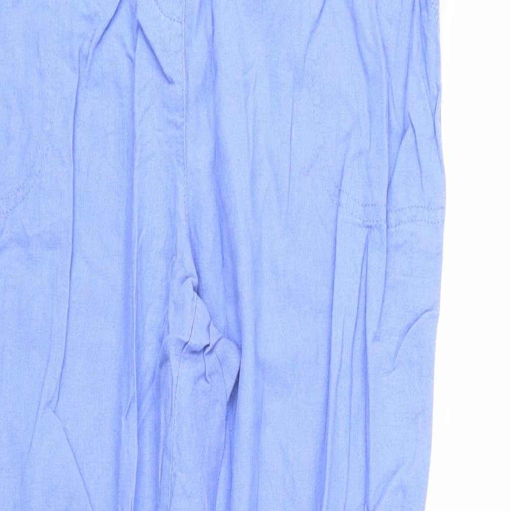 Bonmarché Womens Blue   Trousers  Size 14 L27 in