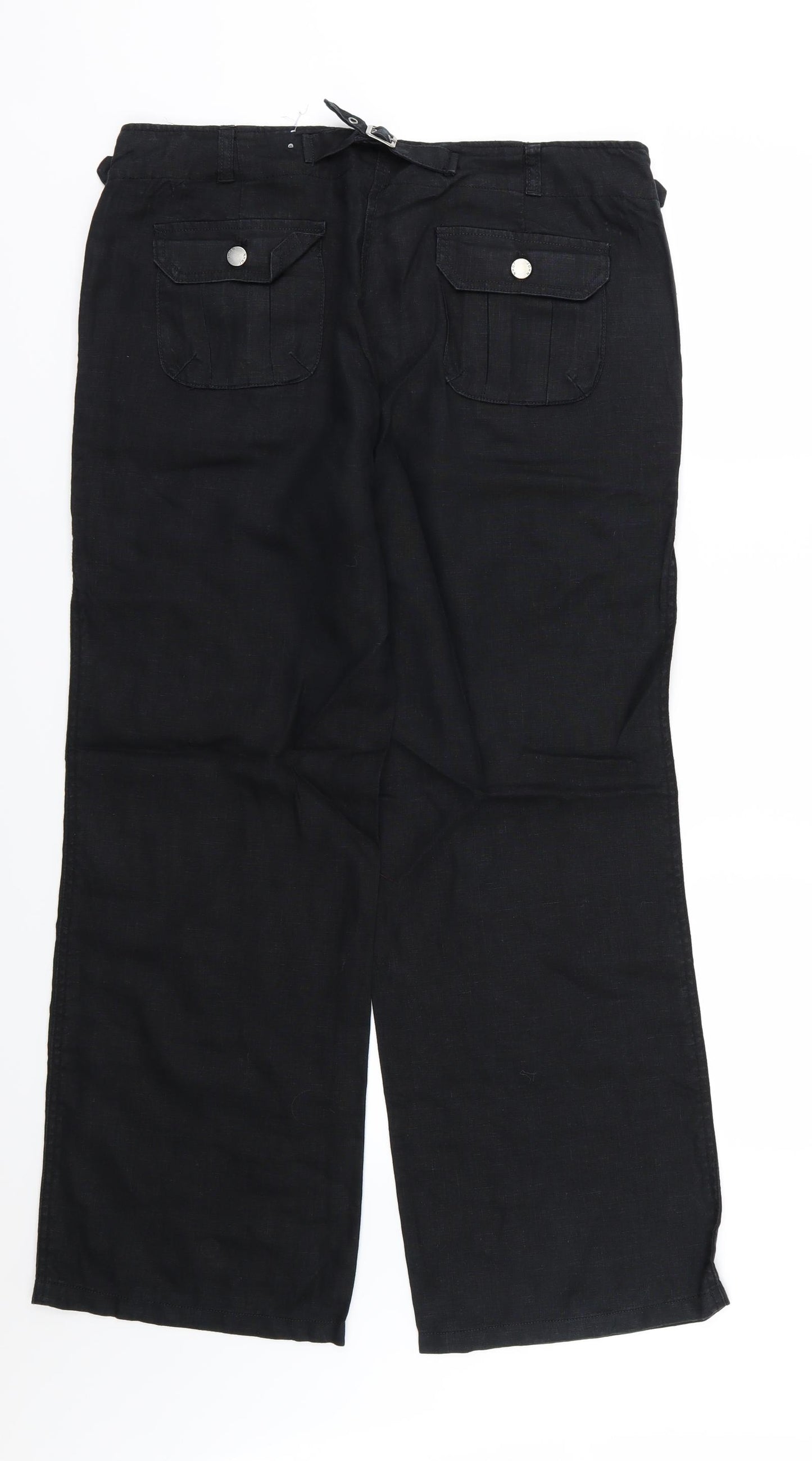 John Richmond Womens Black   Trousers  Size 16 L30 in