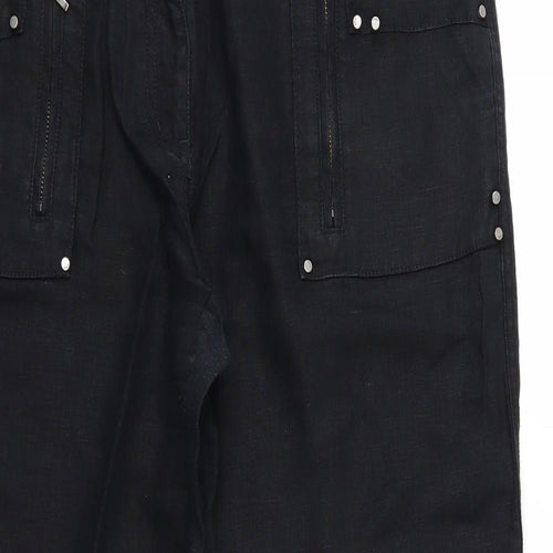 John Richmond Womens Black   Trousers  Size 16 L30 in