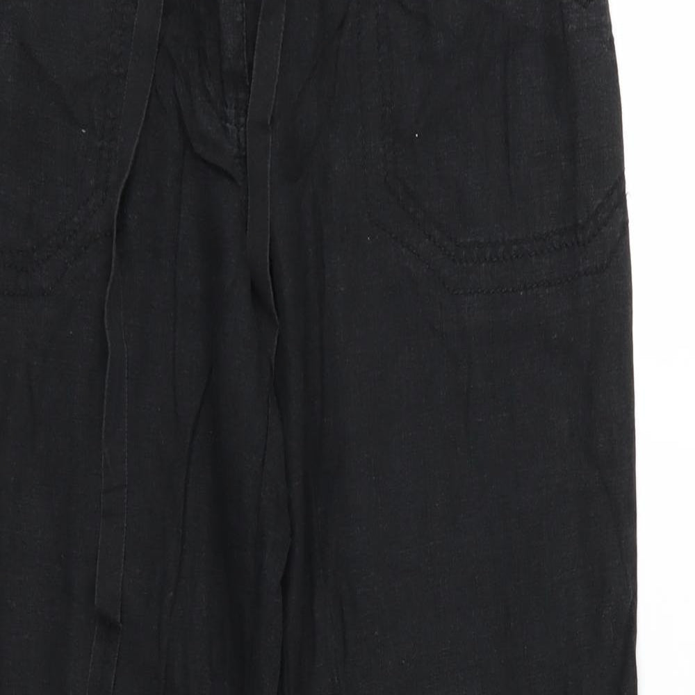 NEXT Womens Black   Trousers  Size 10 L29 in