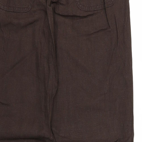 NEXT Womens Brown   Trousers  Size 10 L28 in