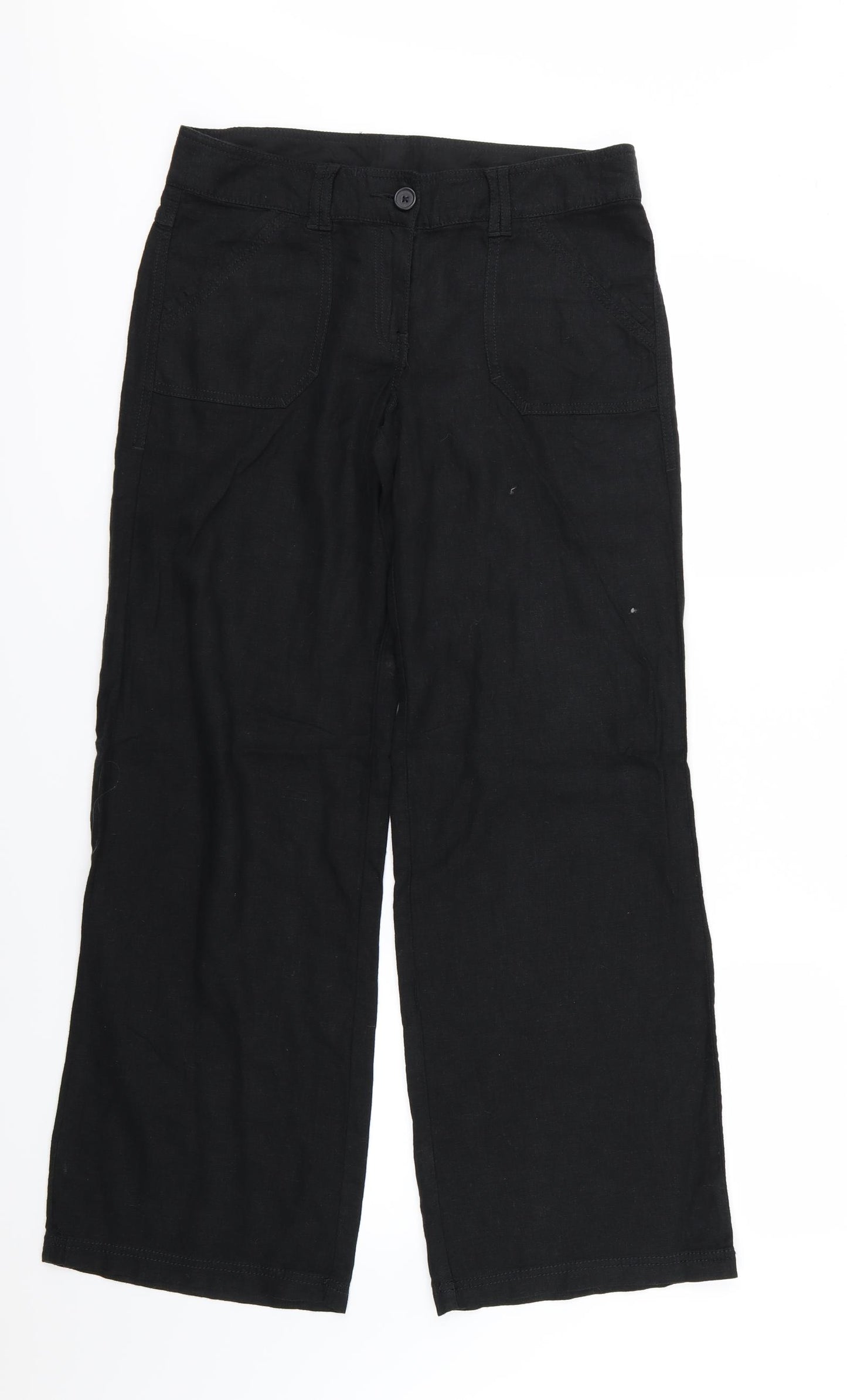 NEXT Womens Black   Trousers  Size 10 L31 in