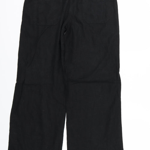 NEXT Womens Black   Trousers  Size 10 L31 in