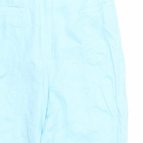 Gerry Weber Womens Blue   Cropped Trousers Size 12 L24 in
