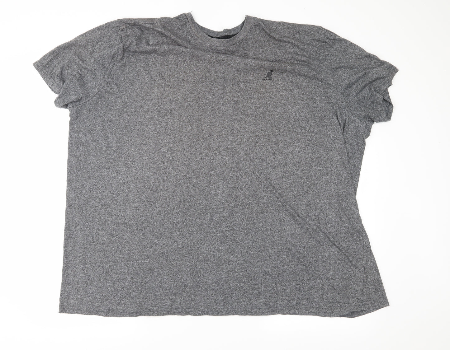 Kangol Mens Grey  Jersey  T-Shirt Size 4XL