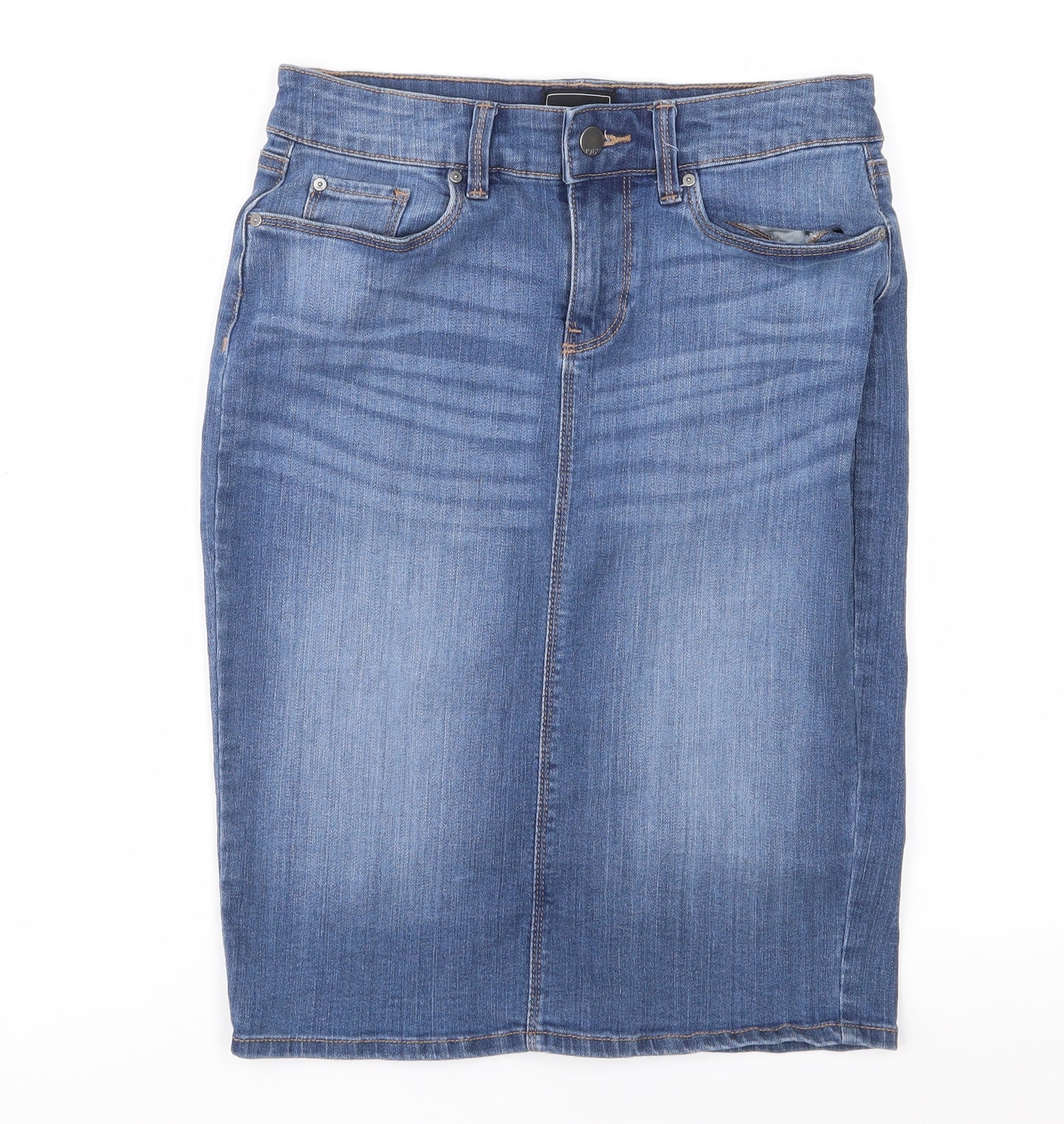 Gap Womens Blue  Denim Straight & Pencil Skirt Size 6