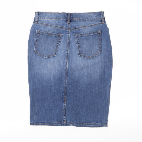 Gap Womens Blue  Denim Straight & Pencil Skirt Size 6