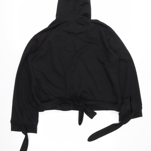 Look of the Day Womens Black   Pullover Hoodie Size 14