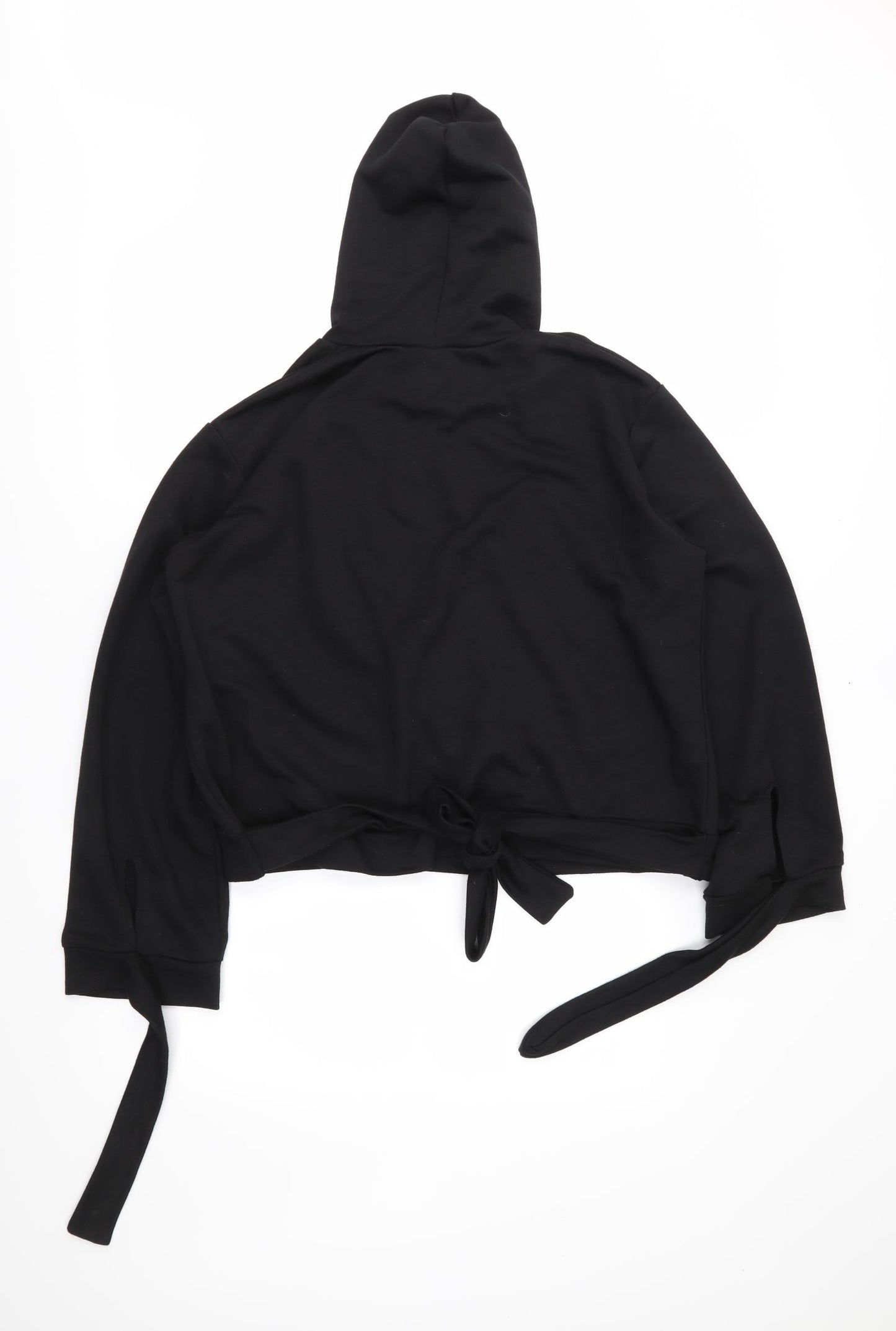Look of the Day Womens Black   Pullover Hoodie Size 14