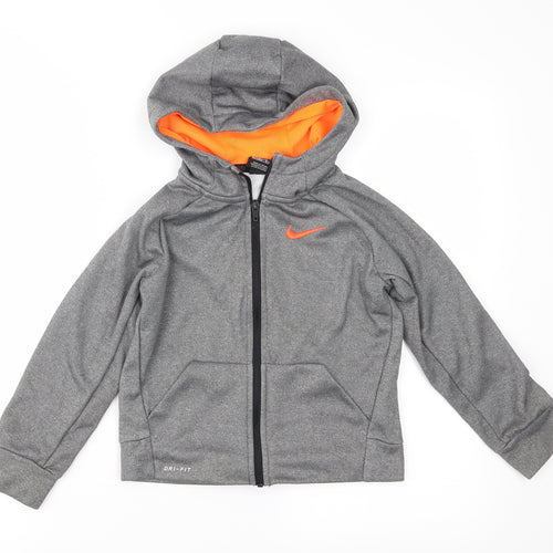 Nike Girls Grey   Jacket  Size 5-6 Years
