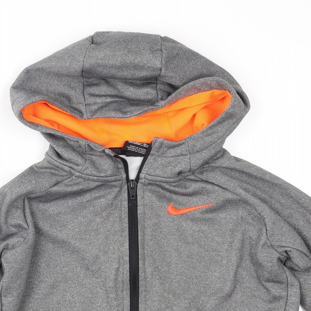 Nike Girls Grey   Jacket  Size 5-6 Years