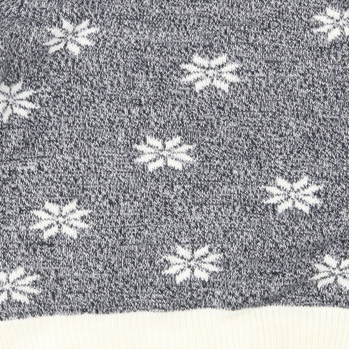 Primark Boys Grey Fair Isle Knit Pullover Jumper Size 9-10 Years  - Rudolph Christmas