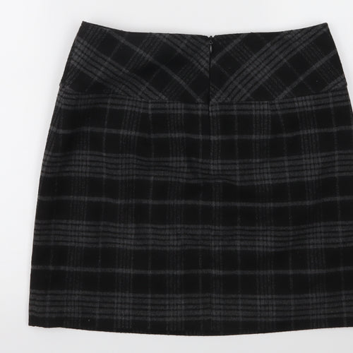 Papaya Womens Black Check  Straight & Pencil Skirt Size 8
