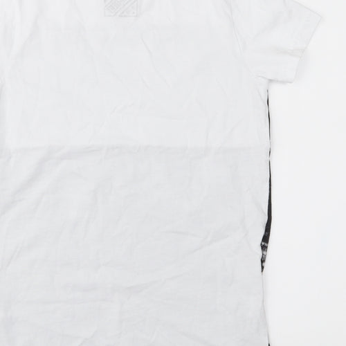 Matalan Boys White  Jersey Basic T-Shirt Size 10 Years