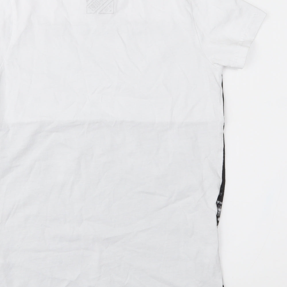 Matalan Boys White  Jersey Basic T-Shirt Size 10 Years