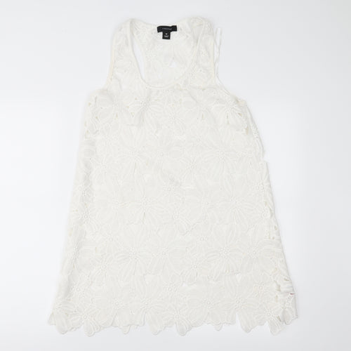 Atmosphere Womens Ivory  Lace Shift  Size M