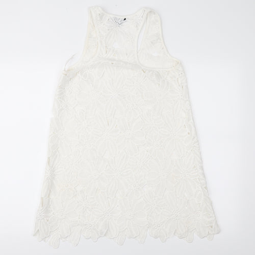 Atmosphere Womens Ivory  Lace Shift  Size M