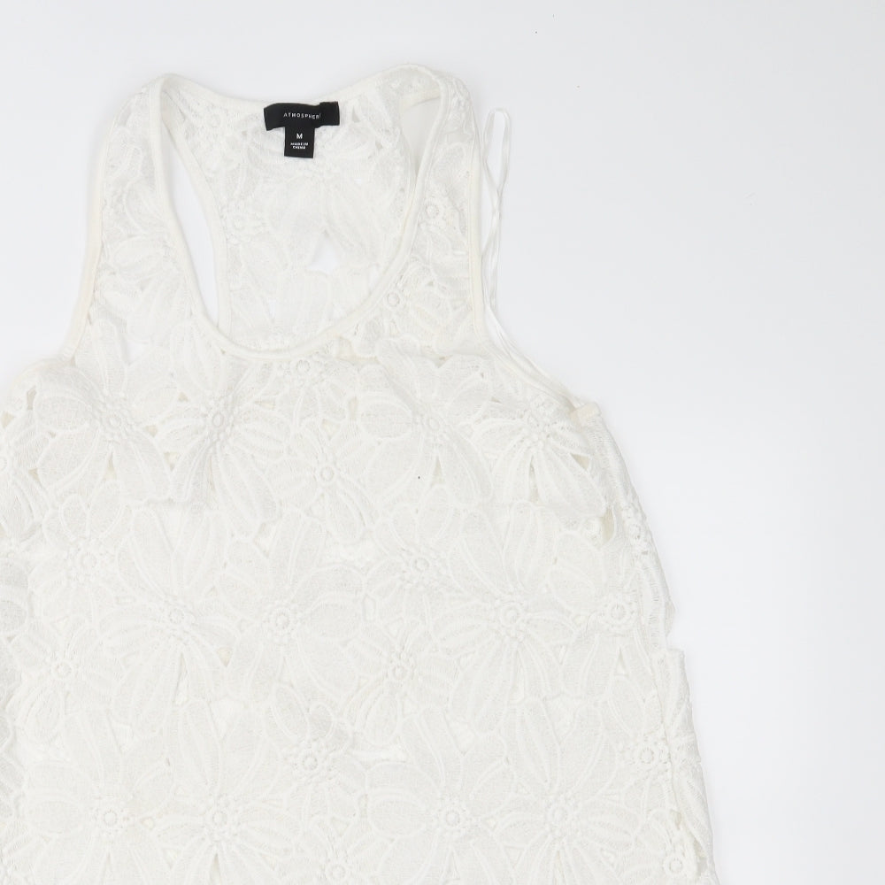 Atmosphere Womens Ivory  Lace Shift  Size M