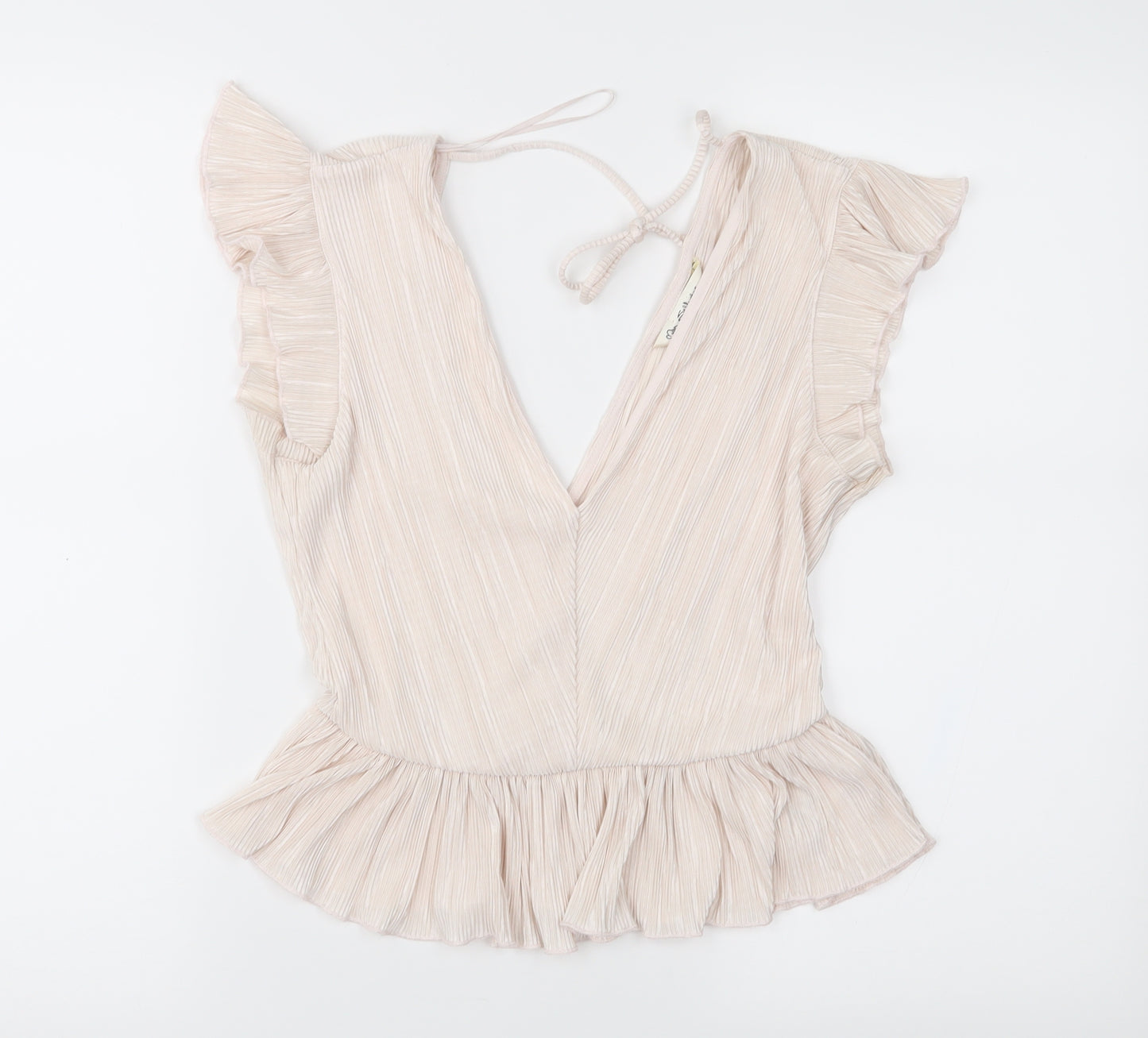 Miss Selfridge Womens Pink   Basic Blouse Size 10