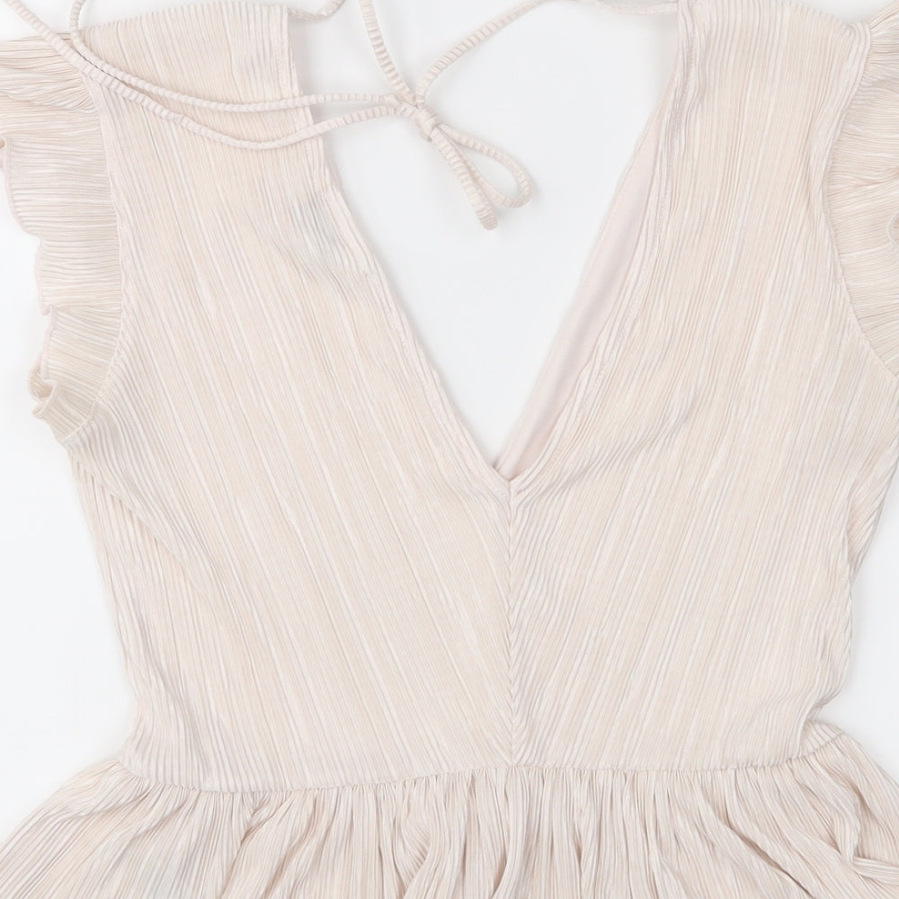 Miss Selfridge Womens Pink   Basic Blouse Size 10