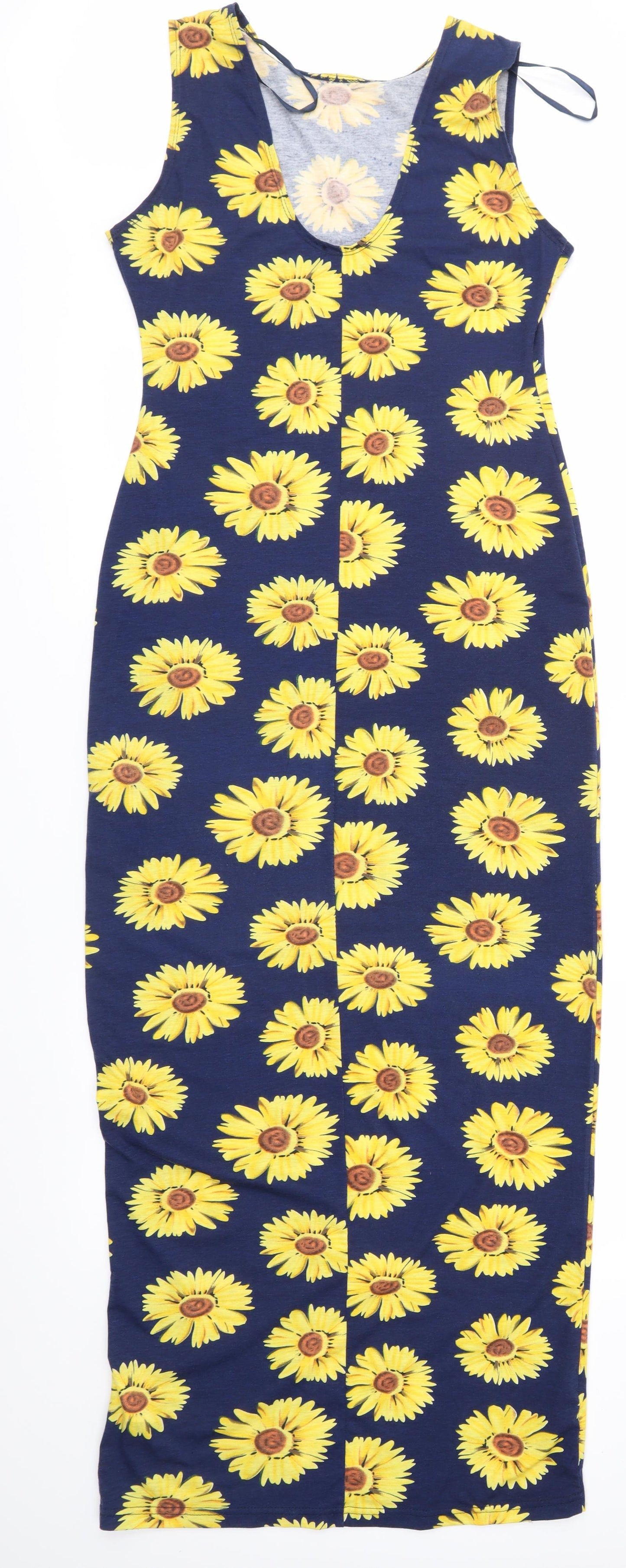 AX Paris Womens Blue Floral Jersey Maxi  Size 12