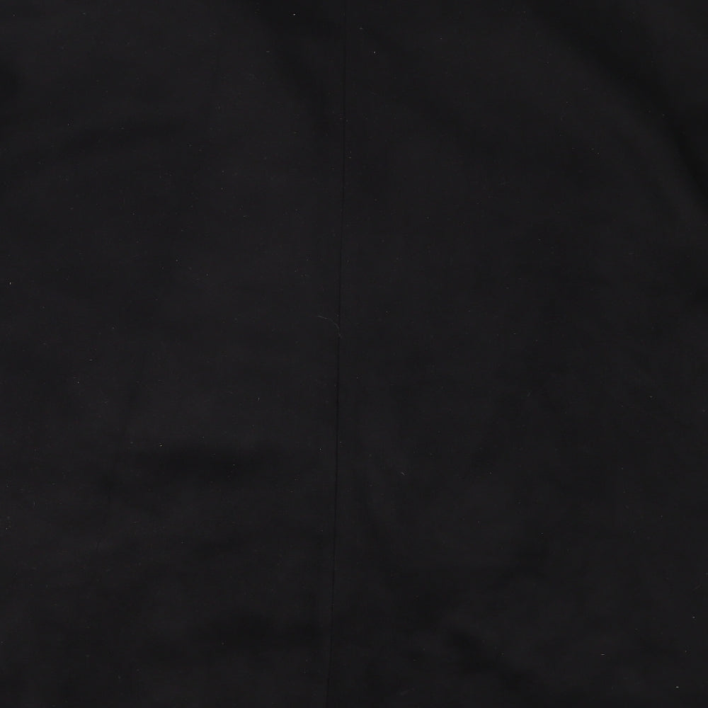 Zara Womens Black   Jacket  Size M  - Faux Suede