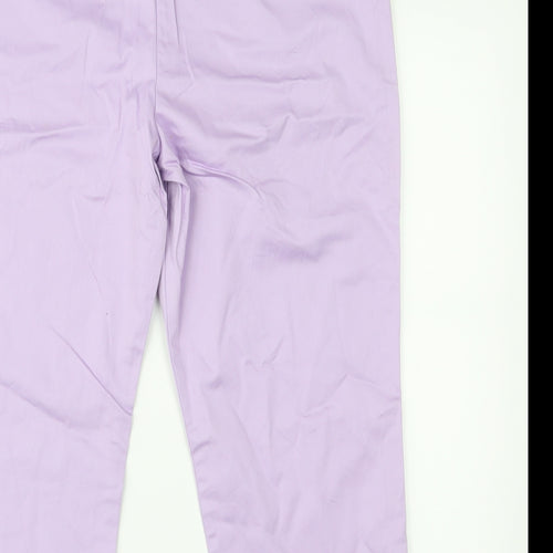 Marks and Spencer Womens Purple   Capri Trousers Size 16 L21 in