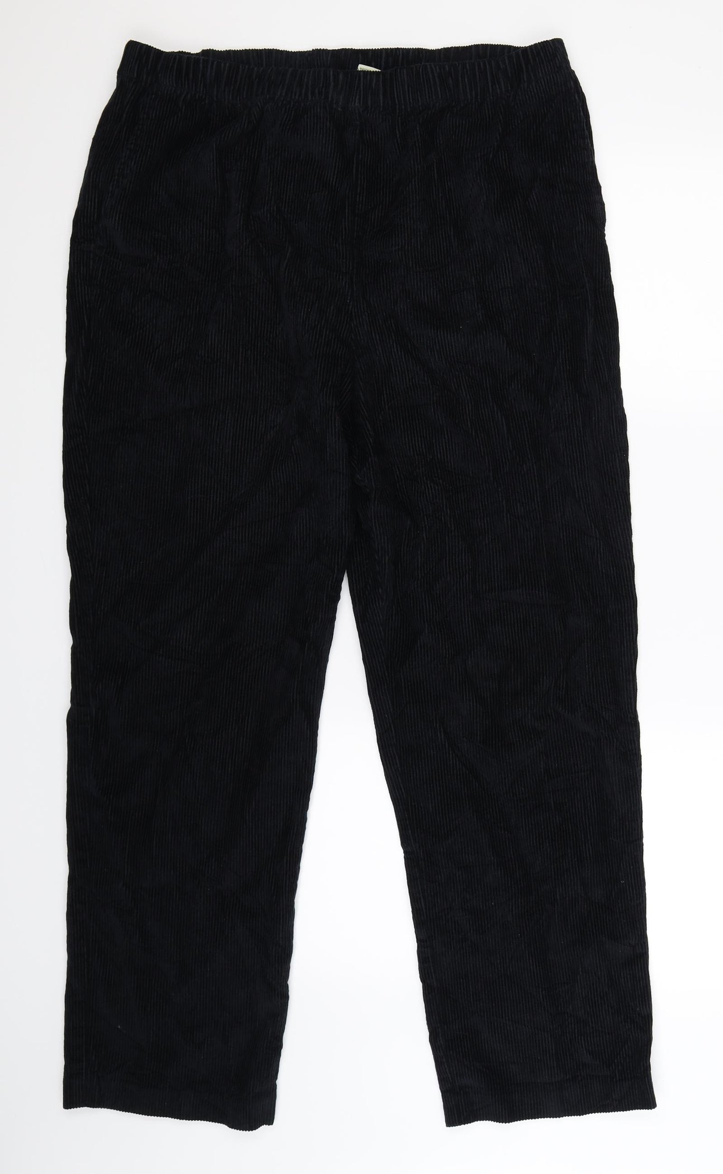 Orvis Mens Black  Corduroy Trousers  Size L L30 in