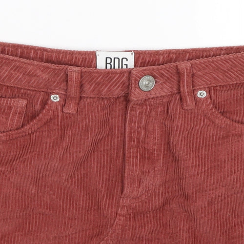 BDG Womens Beige  Corduroy Mini Skirt Size S