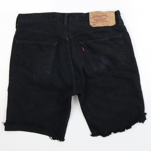 Levi's Mens Black  Denim Bermuda Shorts Size 32