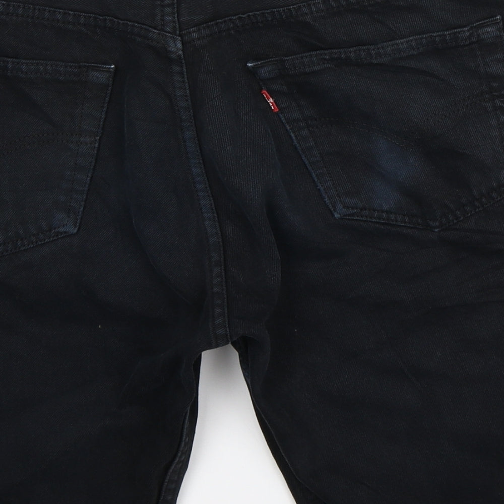 Levi's Mens Black  Denim Bermuda Shorts Size 32