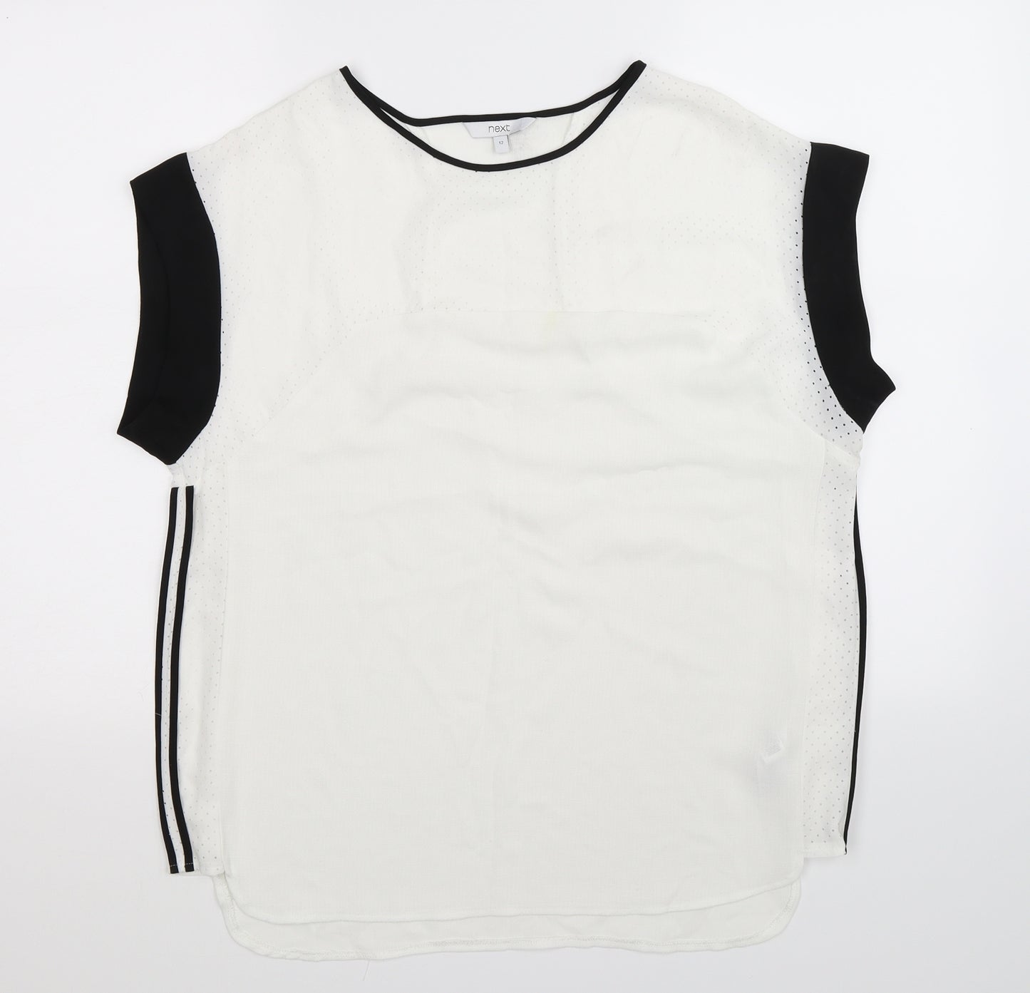 NEXT Womens White   Basic T-Shirt Size 12