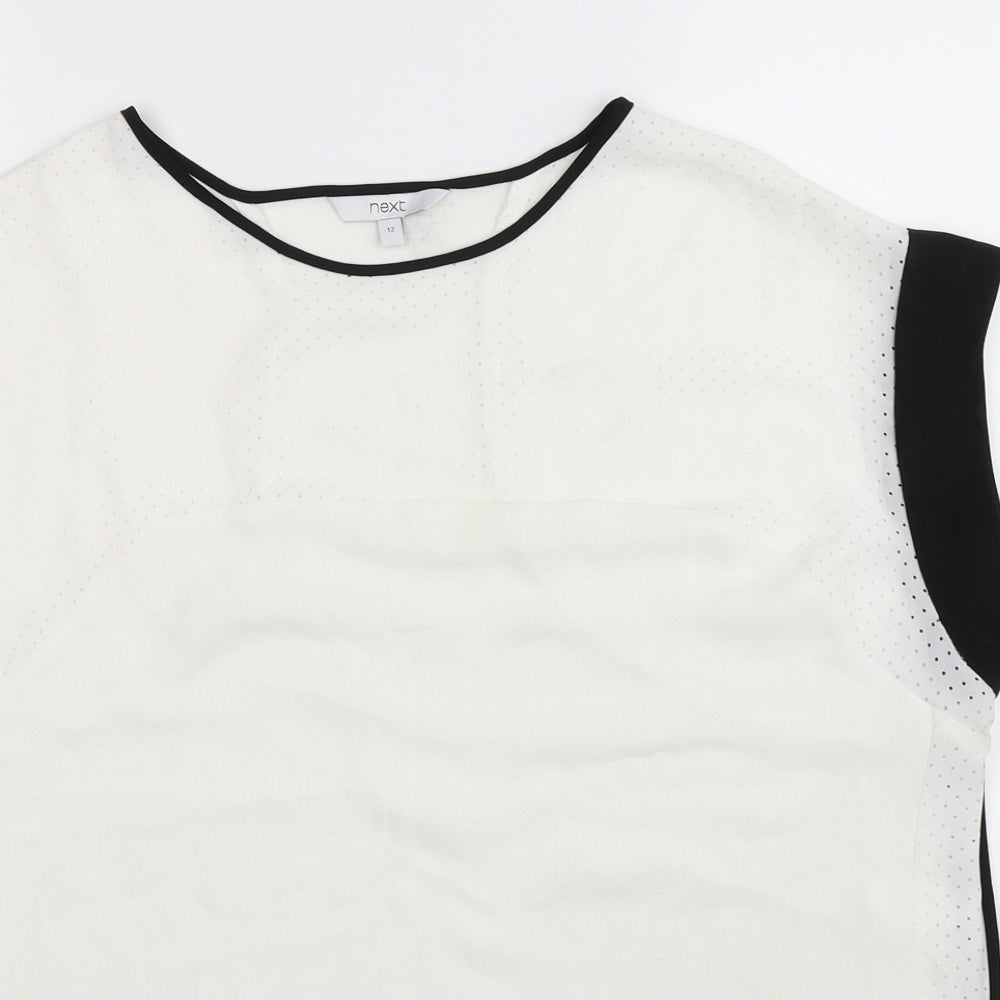 NEXT Womens White   Basic T-Shirt Size 12