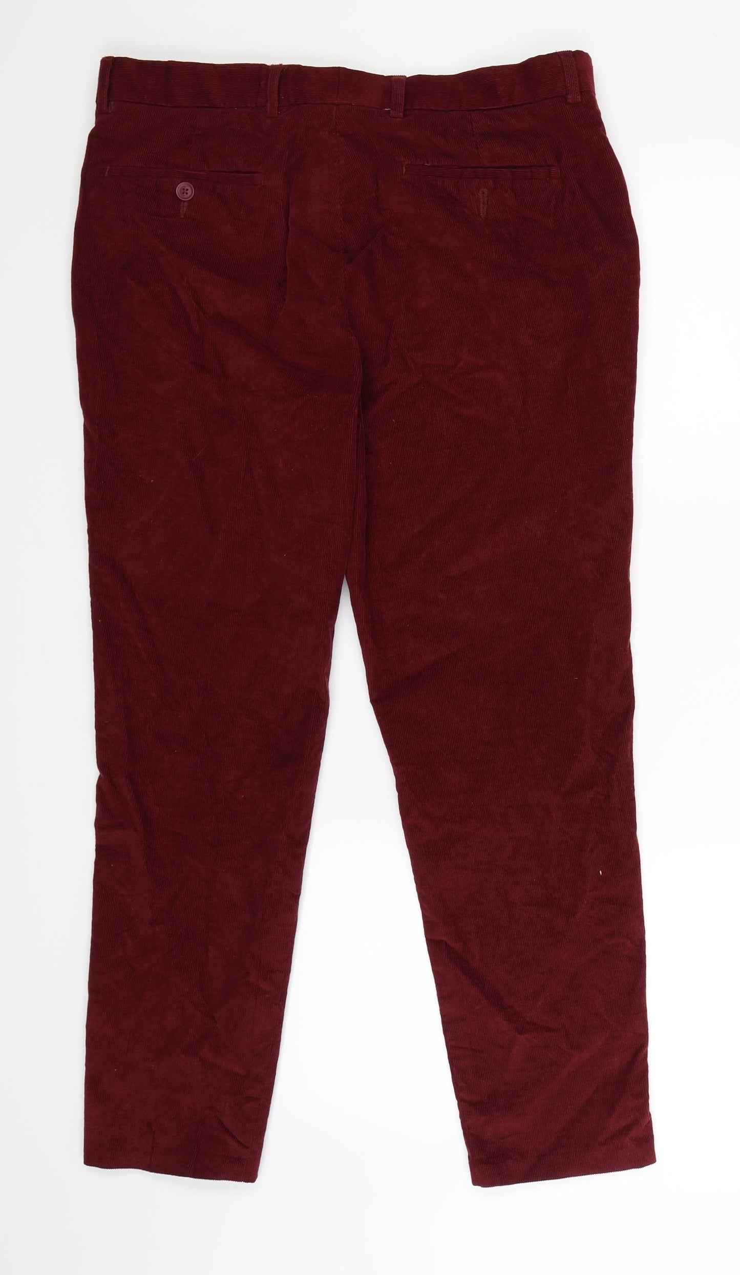 Moss Mens Brown  Corduroy Trousers  Size 34 L28 in